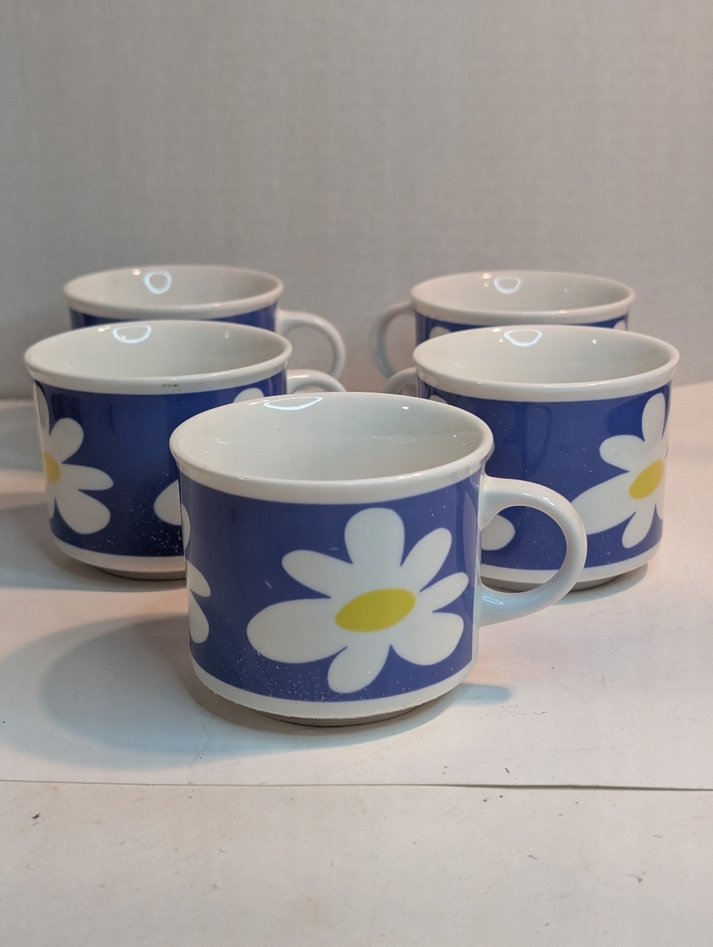 5 Royal Five Starts, Feinsteinzeuq Spring Daisy Flat Coffee Cup.